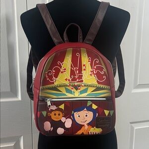 LoungeFly Coraline Circus Mini Backpack